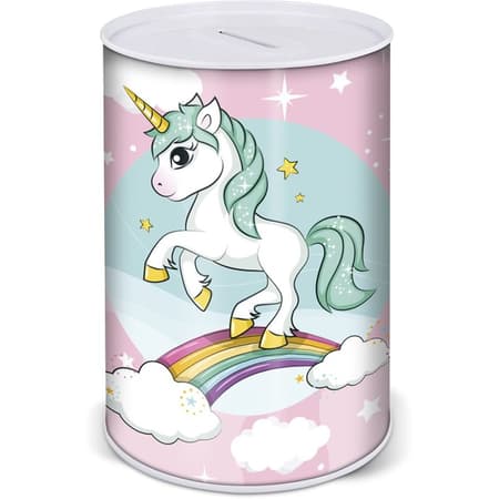 Stor - Tirelire en métal "Licorne" - flash vidéo