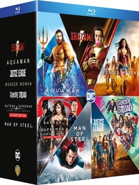DCEU Intégrale : Man of Steel + Batman v Superman : L'aube de la justice + Suicide Squad + Wonder Woman + Justice League + Aquaman + Shazam! [Blu-ray]