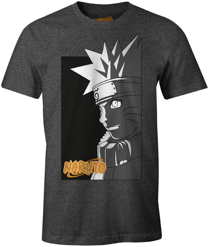 Naruto - L'Ombre de Naruto -T-Shirt  Anthra Mel Pour Hommes - XL