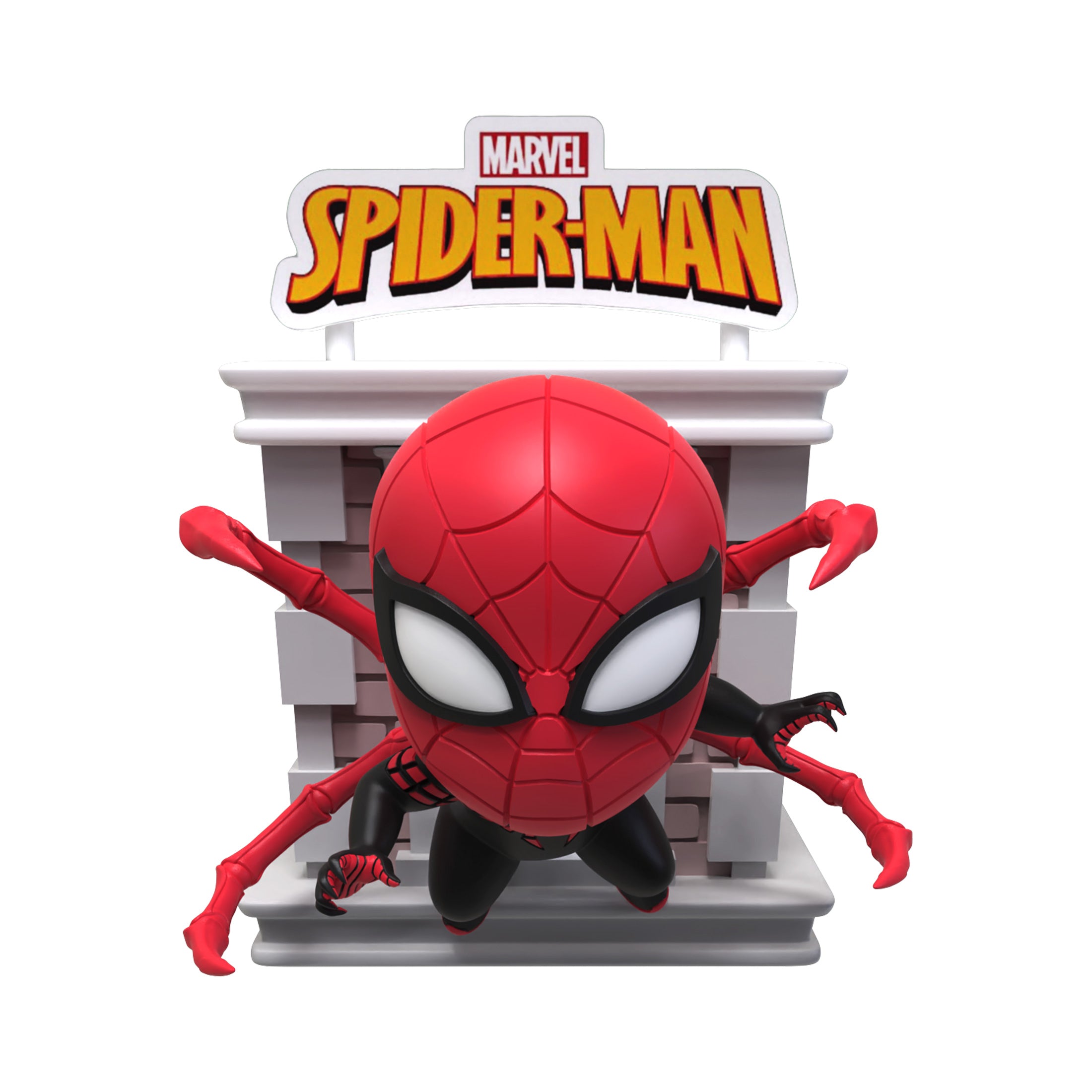 YuMe Hero Box Tower Series - Display blind box de figurines Spider-Man 8cm (12 unités)