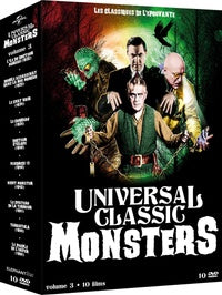 Universal Classic Monsters - Volume 3 : Les classiques de l'épouvante - Coffret 10 DVD [DVD]
