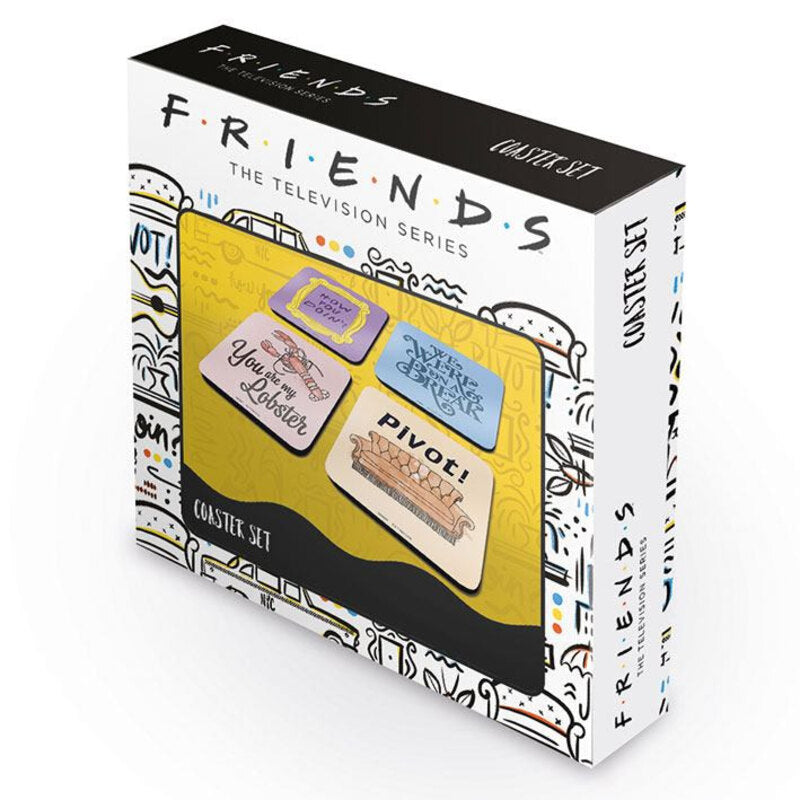 Friends - Set de 4 Sous-Verres Phrases Culte