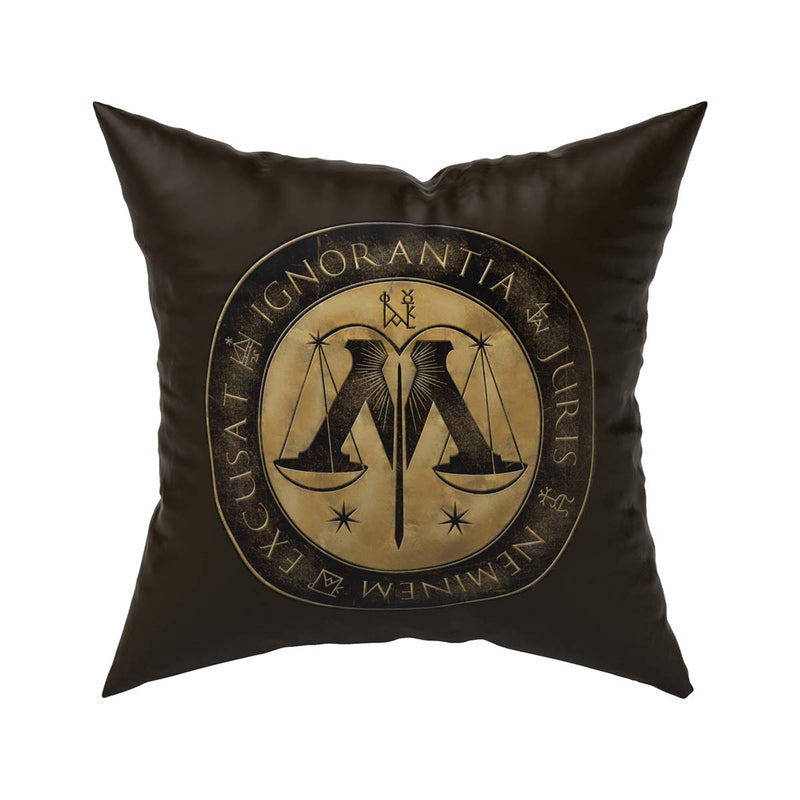 Wizarding World - Harry Potter - Coussin - Badge Ministère de la Magie