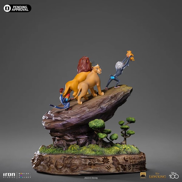 Iron Studios - Deluxe Art Scale 1/10 - Disney Classics - Le Roi Lion Statue 34cm - flash vidéo