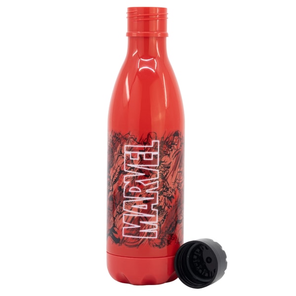 Marvel - Bouteille d'eau Marvel Patern (PP) - 660ml - flash vidéo