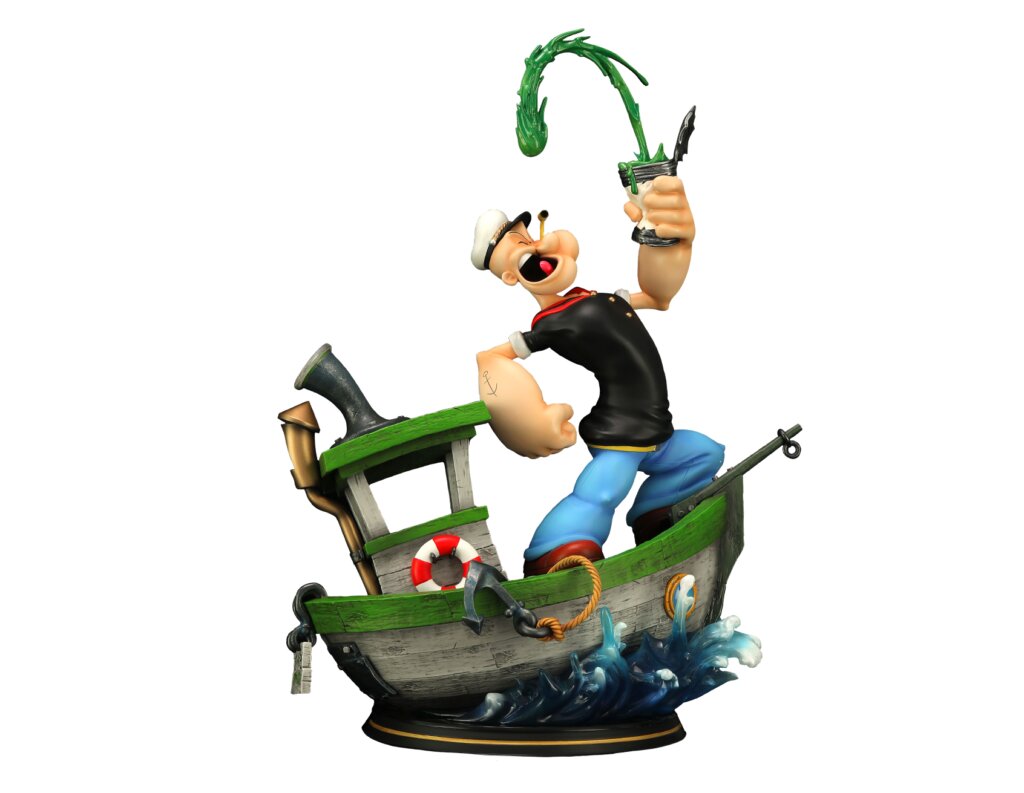 Cartoon Kingdom - 1:6 Statues - Popeye "Spinash Version" Statue 44cm - flash vidéo