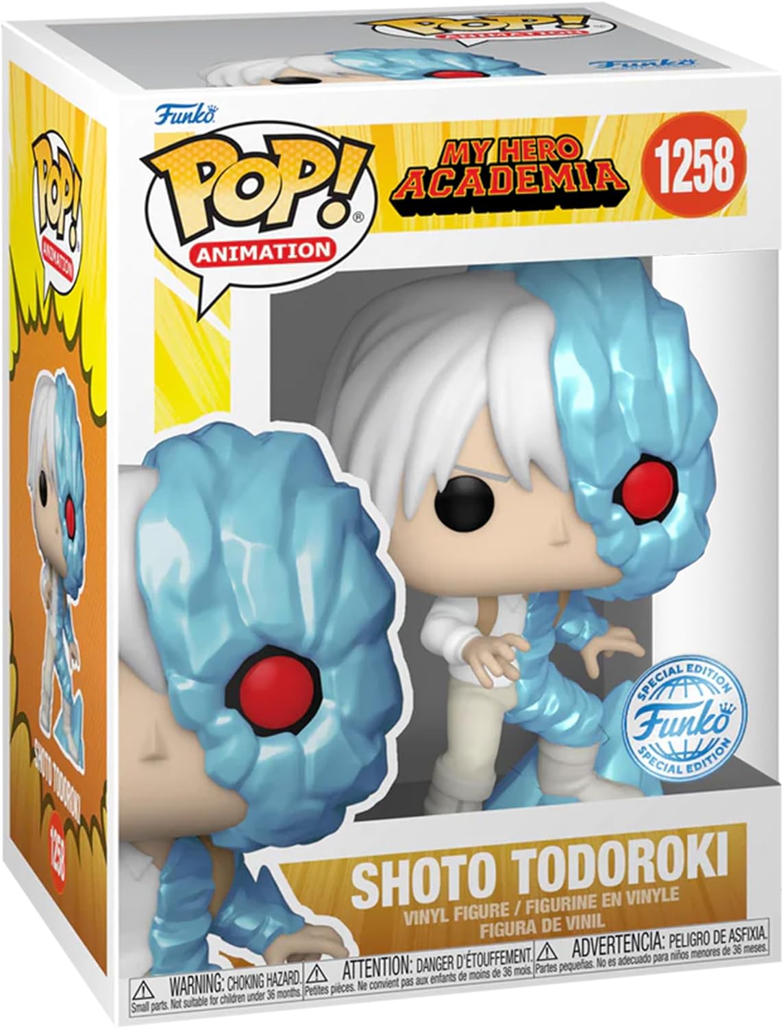 Funko Pop! Animation: My Hero Academia - Ice Todoroki w/CH (GW) - Smartoys Exclusive - flash vidéo