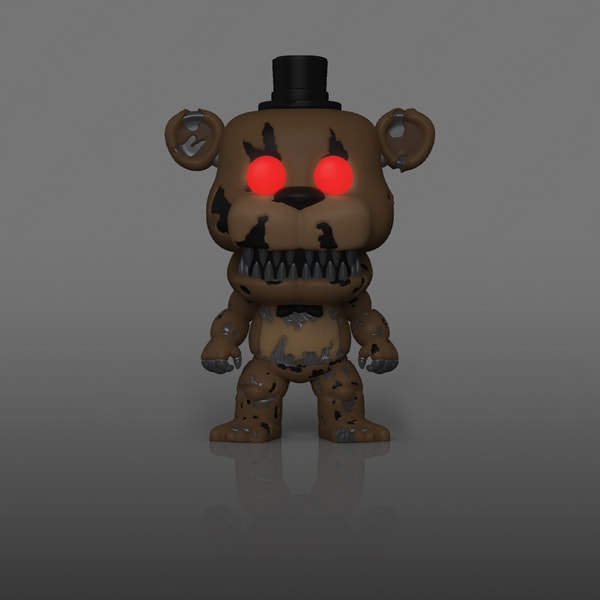 Funko Pop! & Tee: Five Nights at Freddy's - Nightmare Freddy (Glow in the Dark) - XL - flash vidéo