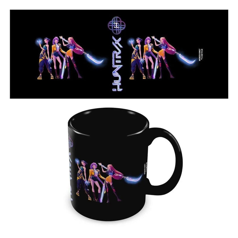 KPop Demon Hunters - Mug noir du groupe Huntrix 325ml