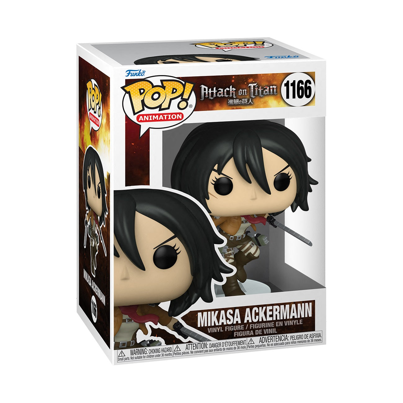 Funko Pop! Animation: Attack on Titan - Mikasa Ackerman (with Swords) ENG Merchandising