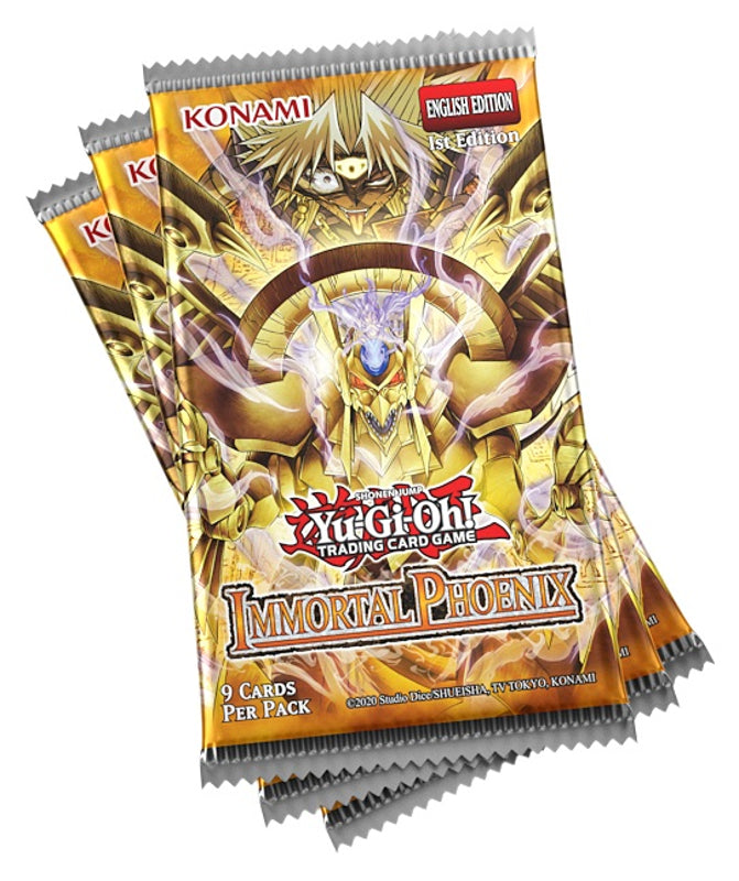 Yu-Gi-Oh! TCG - Immortal Phoenix Booster 3-Pack (Cardboard Tuckbox) - Only for large retail