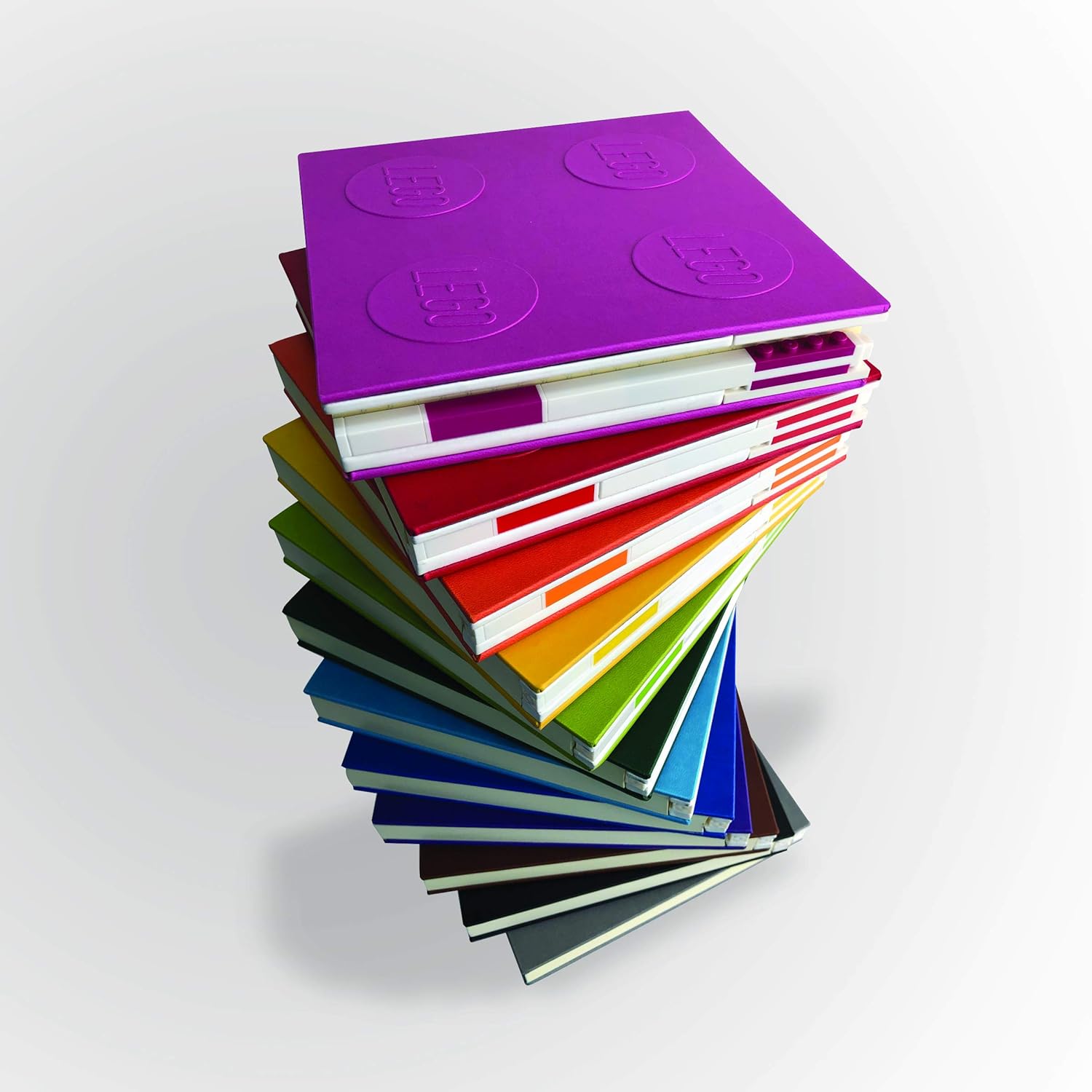 Cahier verrouillable Lego avec stylo gel - Jaune - flash vidéo