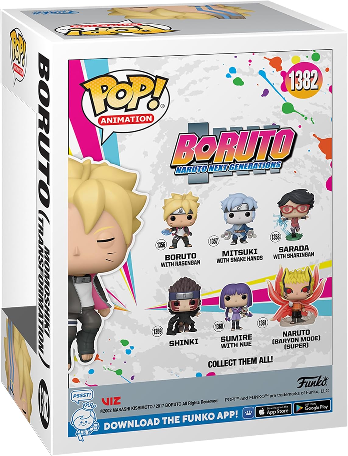 Funko Pop! Animation: Boruto: Naruto Next Generations - Boruto (Momoshiki Transformation) - Toystop Exclusive