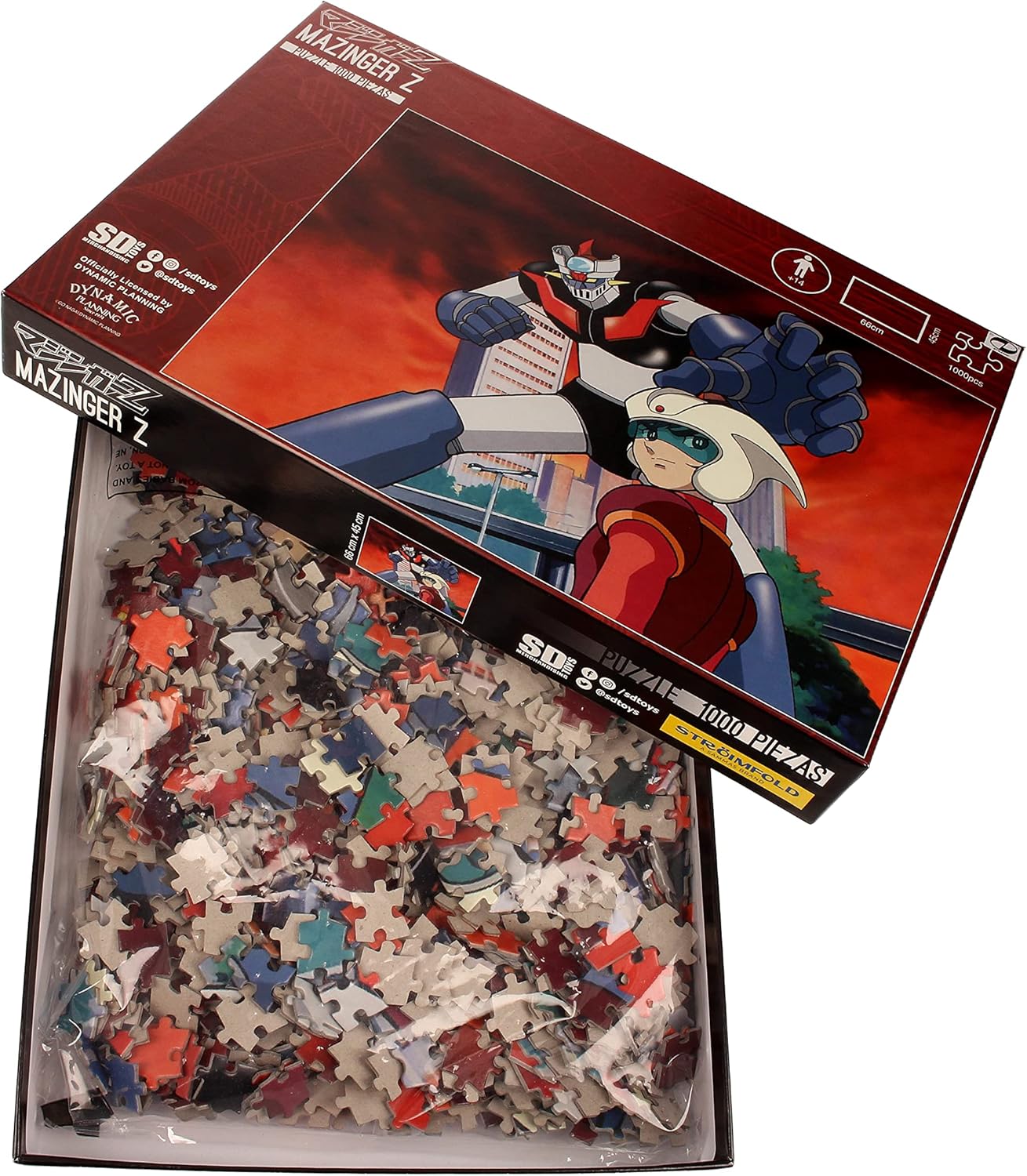 Mazinger Z - Puzzle Koji Kabuto et Mazinger 1000 pcs - flash vidéo