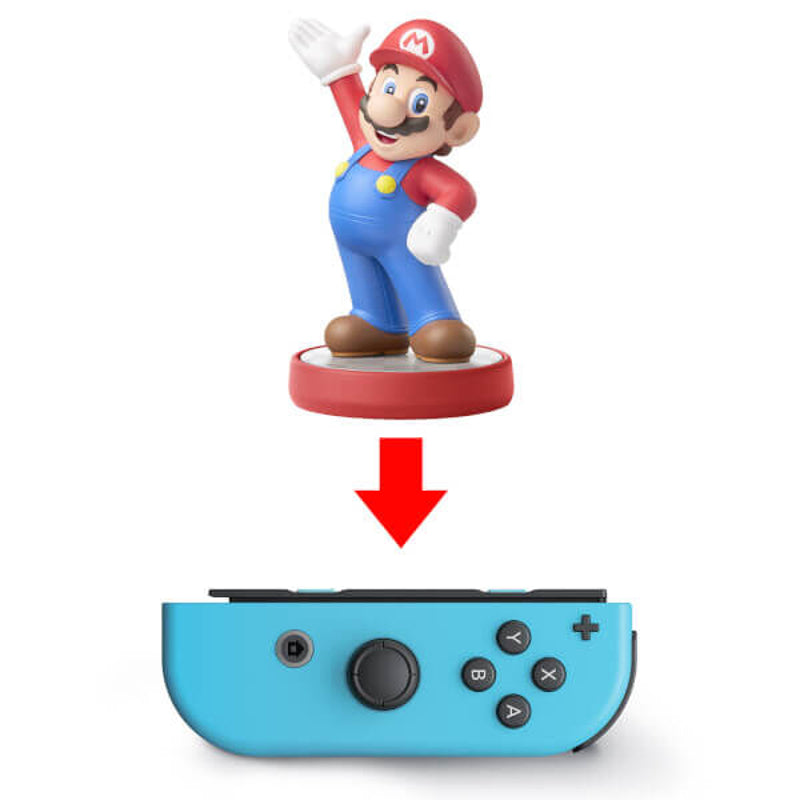 Paire de manettes Joy-Con Rouge Neon/Bleu Neon - Avec des batteries amovibles