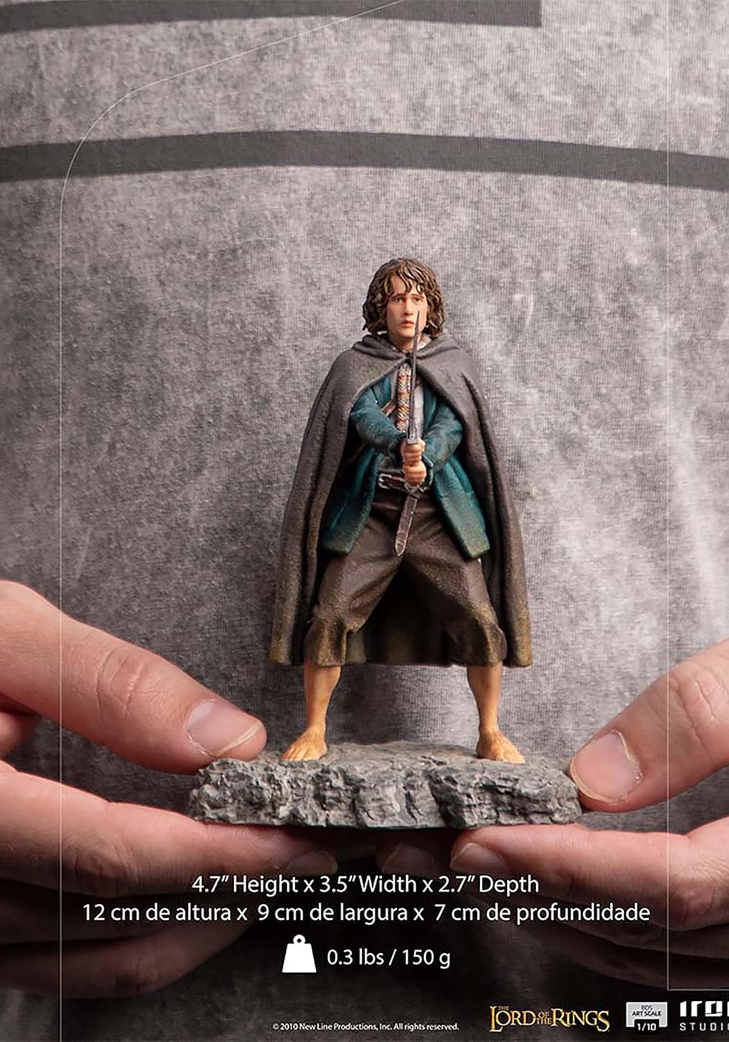 Iron Studios - BDS Arts Scale 1/10 - The Lord of the Rings - Pippin Took Statue 12cm - flash vidéo