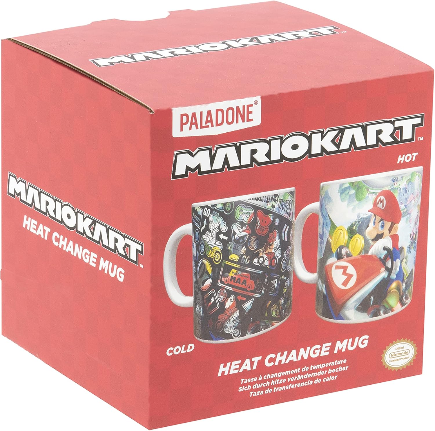 Nintendo - Mug thermoréactif Mario Kart - flash vidéo