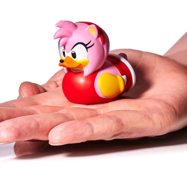 Numskull - Mini TUBBZ Canard de bain - Sonic le Hérisson - Amy Rose (Édition baignoire) - flash vidéo