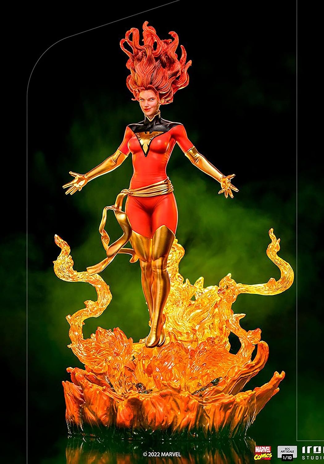 Iron Studios - BDS Arts Scale 1/10 - Marvel - X-Men Marvel Comics - Phoenix Statue 31cm - flash vidéo