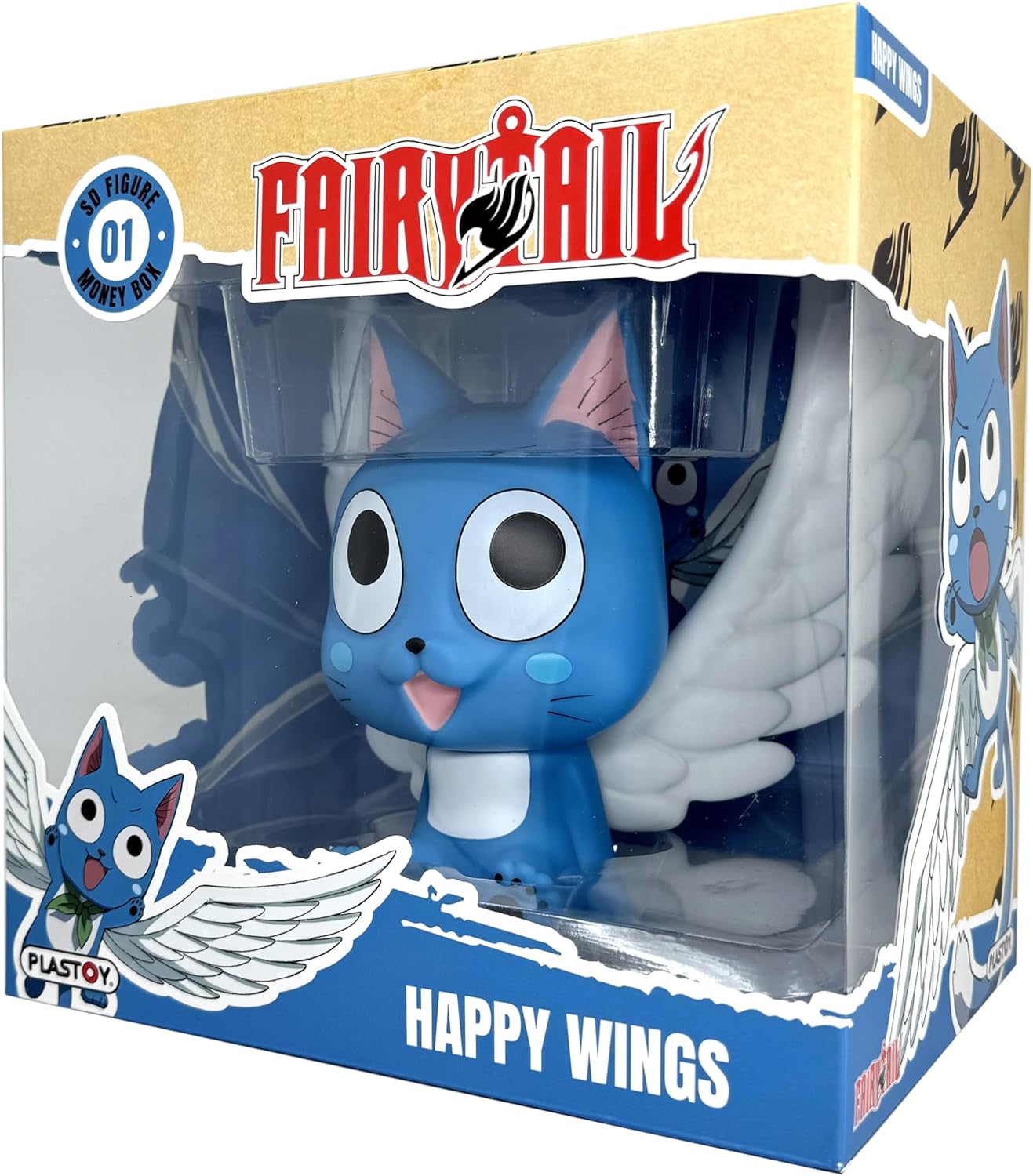 Fairy Tail - Tirelire Happy ailes déployées