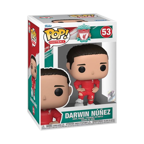 Funko Pop! Football: Liverpool Football Club - Darwin Nunez - flash vidéo