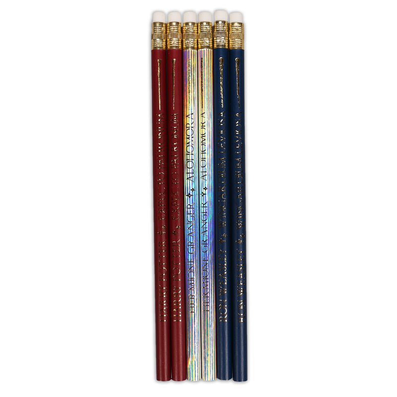 Harry Potter - Ensemble de 6 crayons Baguettes