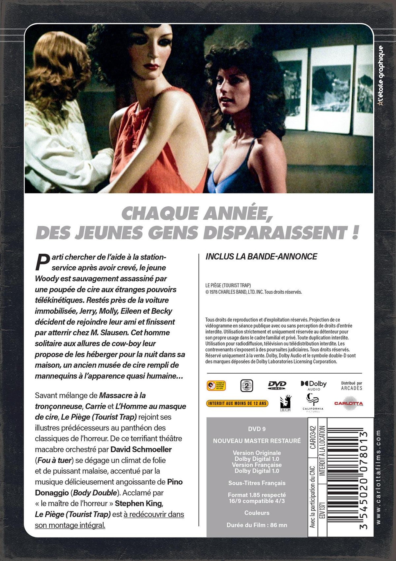Le Piège (Tourist Trap) [DVD]