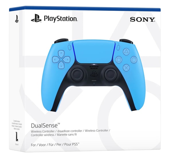 PS5 DualSense Wireless Controller Starlight Blue - flash vidéo