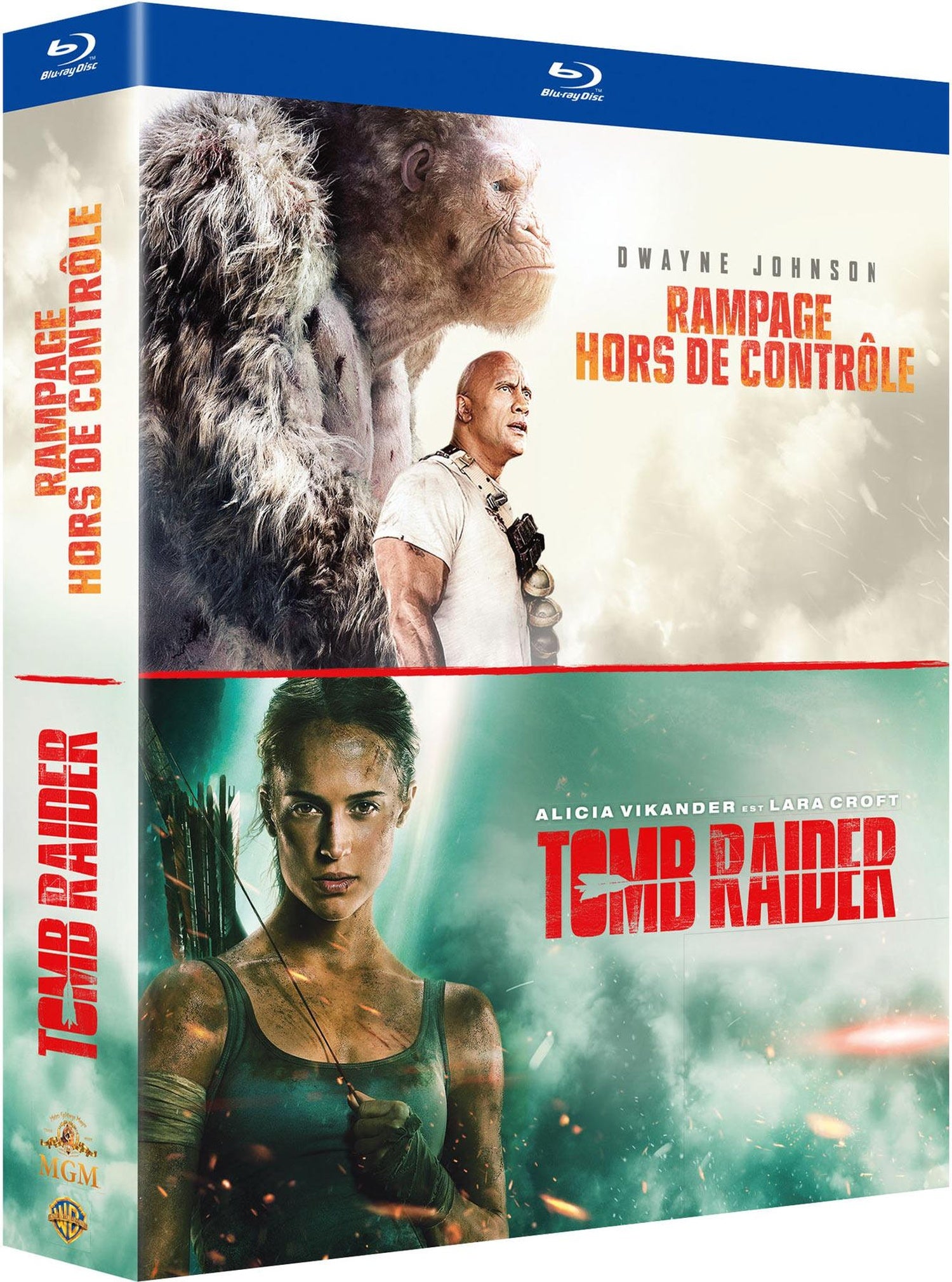 Rampage - Hors de contrôle + Tomb Raider [Blu-ray]
