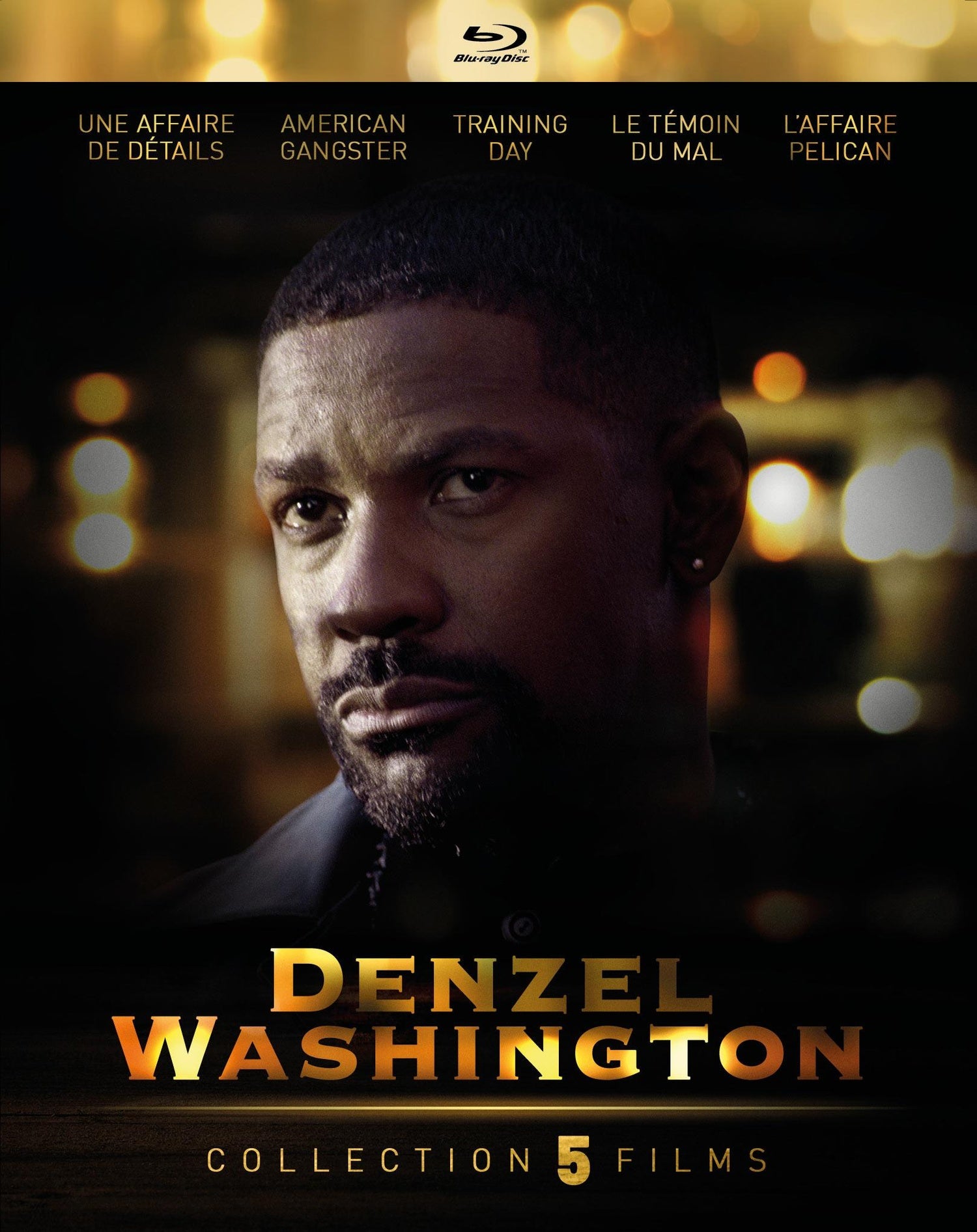 Denzel Washington - Collection 5 films : Une affaire de détails + Training Day + L'Affaire Pélican + Le Témoin du mal + American Gangster [Blu-ray]