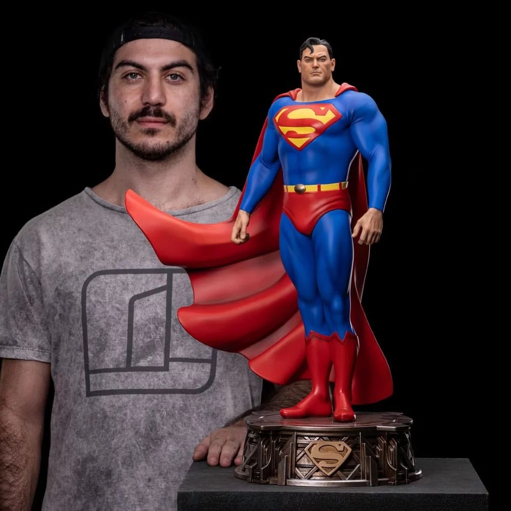 Iron Studios - Legacy Replica 1/4 - DC Comics - DC Trinity - Superman Statue 57cm - flash vidéo