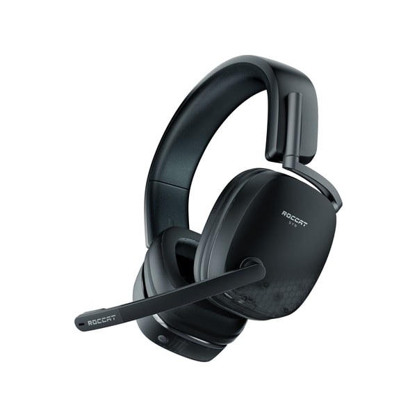 Roccat - Casque gaming RGB sans fil avec audio 3D et station Syn Max Air pour PC, PlayStation et Nintendo Switch - flash vidéo