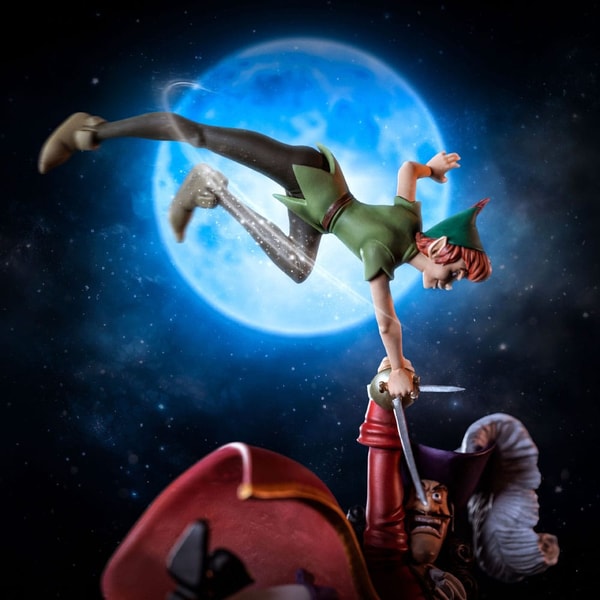 Iron Studios - Art Scale 1/10 - Peter Pan - Peter Pan vs. Crochet Statue 40cm - flash vidéo