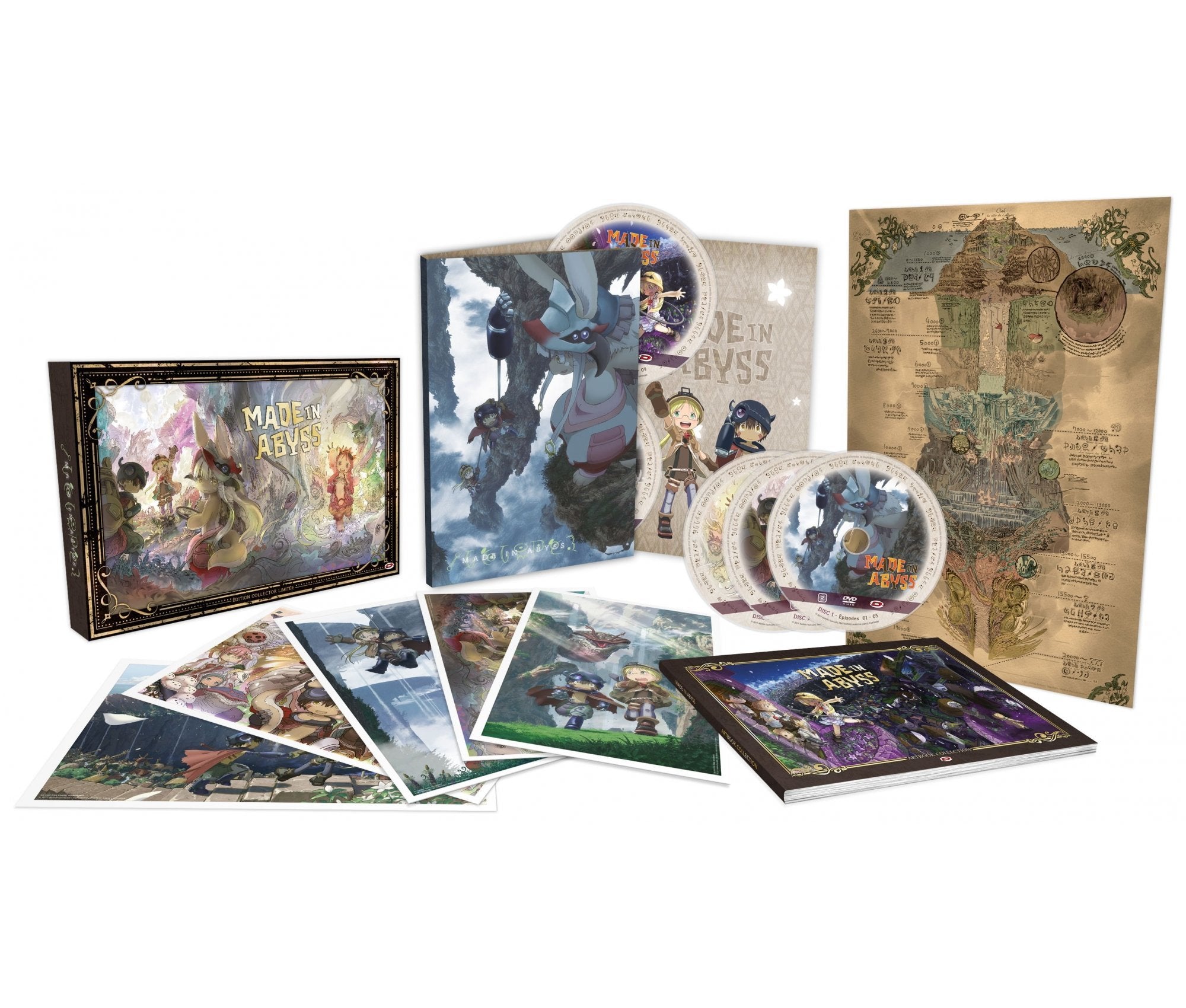 Made in Abyss - Intégrale - Edition collector limitée - Coffret Combo A4 Blu-ray + DVD