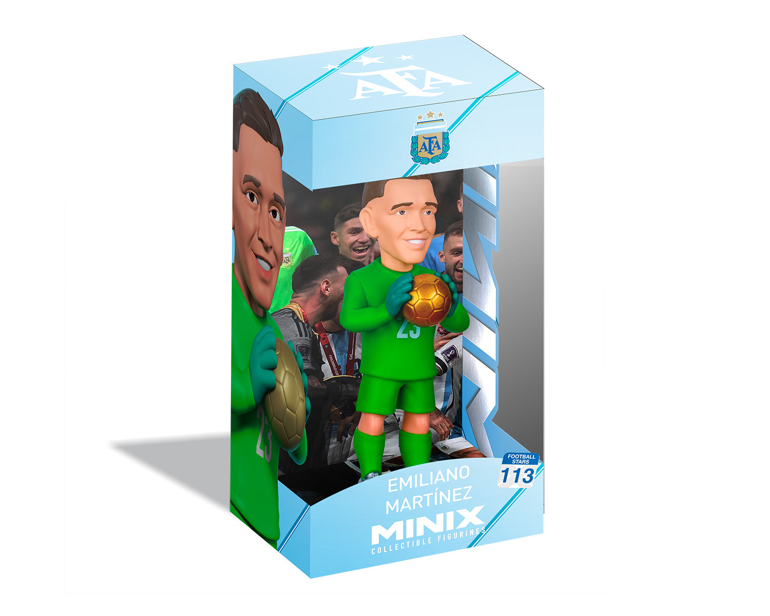 Minix - Football Stars - Coupe du Monde #113 - Argentine - Dibu Martinez - Figurine PVC 12 cm