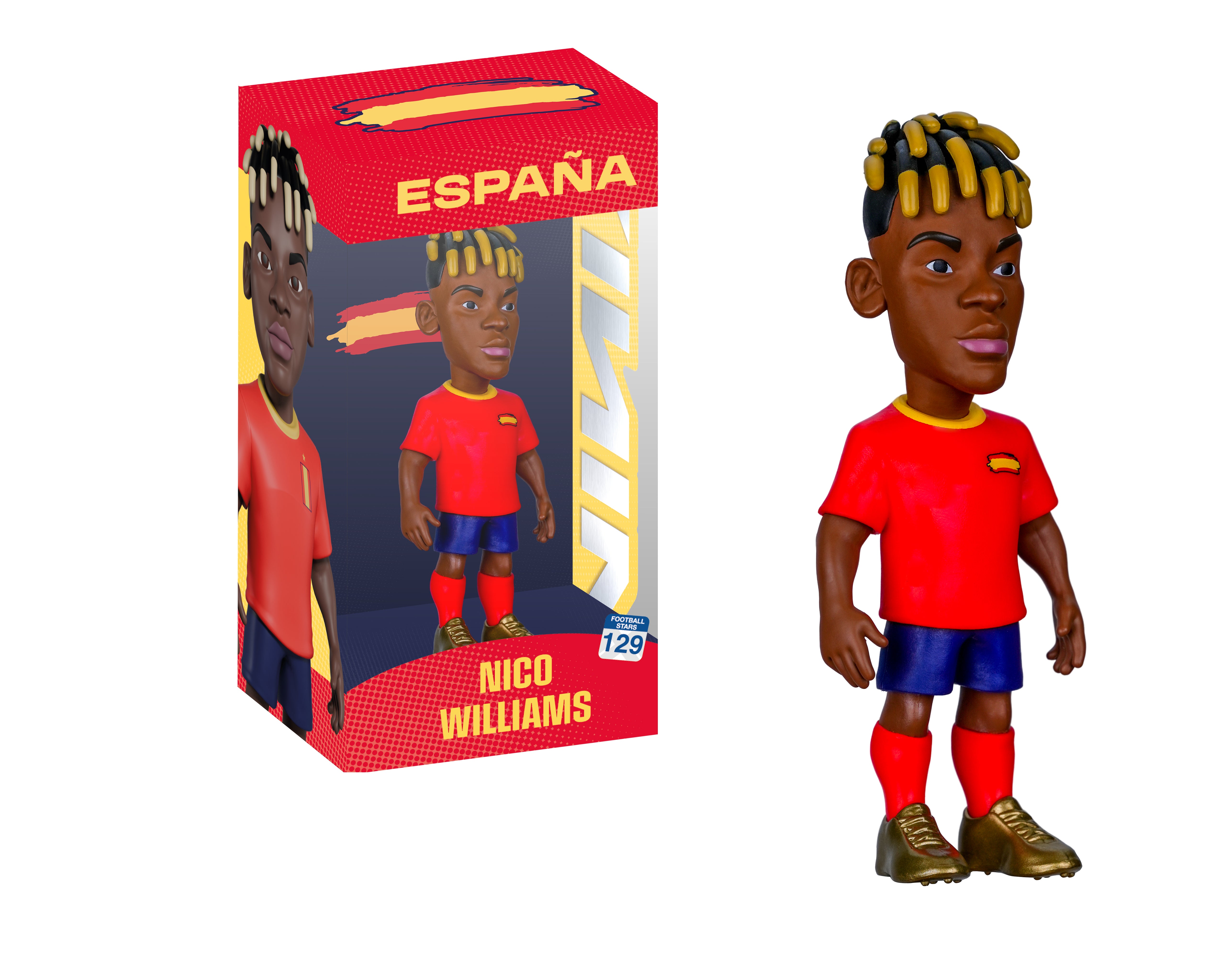 Minix - Football Stars - Coupe du Monde #129 - Espagne - Williams - Figurine PVC 12 cm
