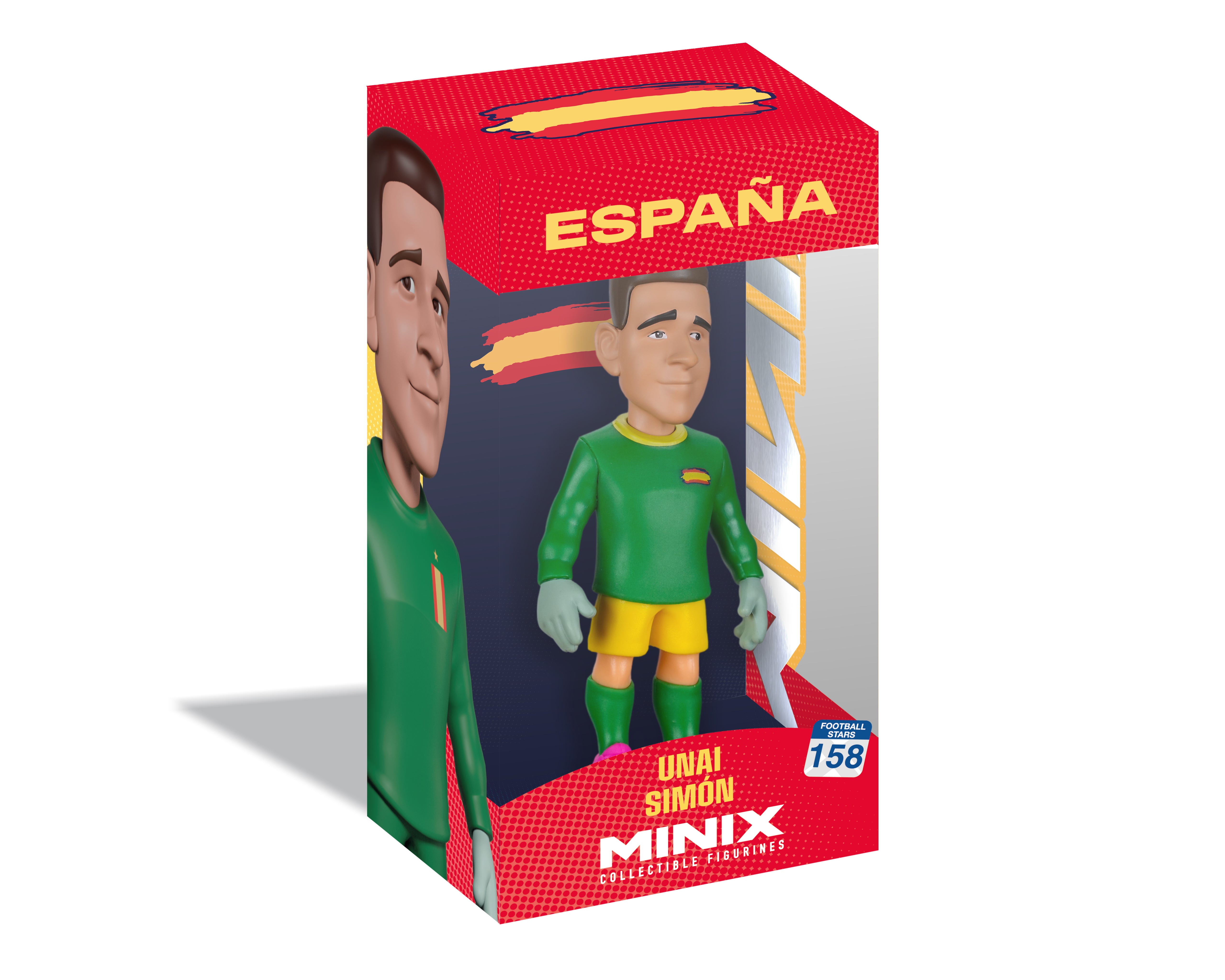 Minix - Football Stars - Coupe du Monde #135 - Espagne - Simon - Figurine PVC 12 cm