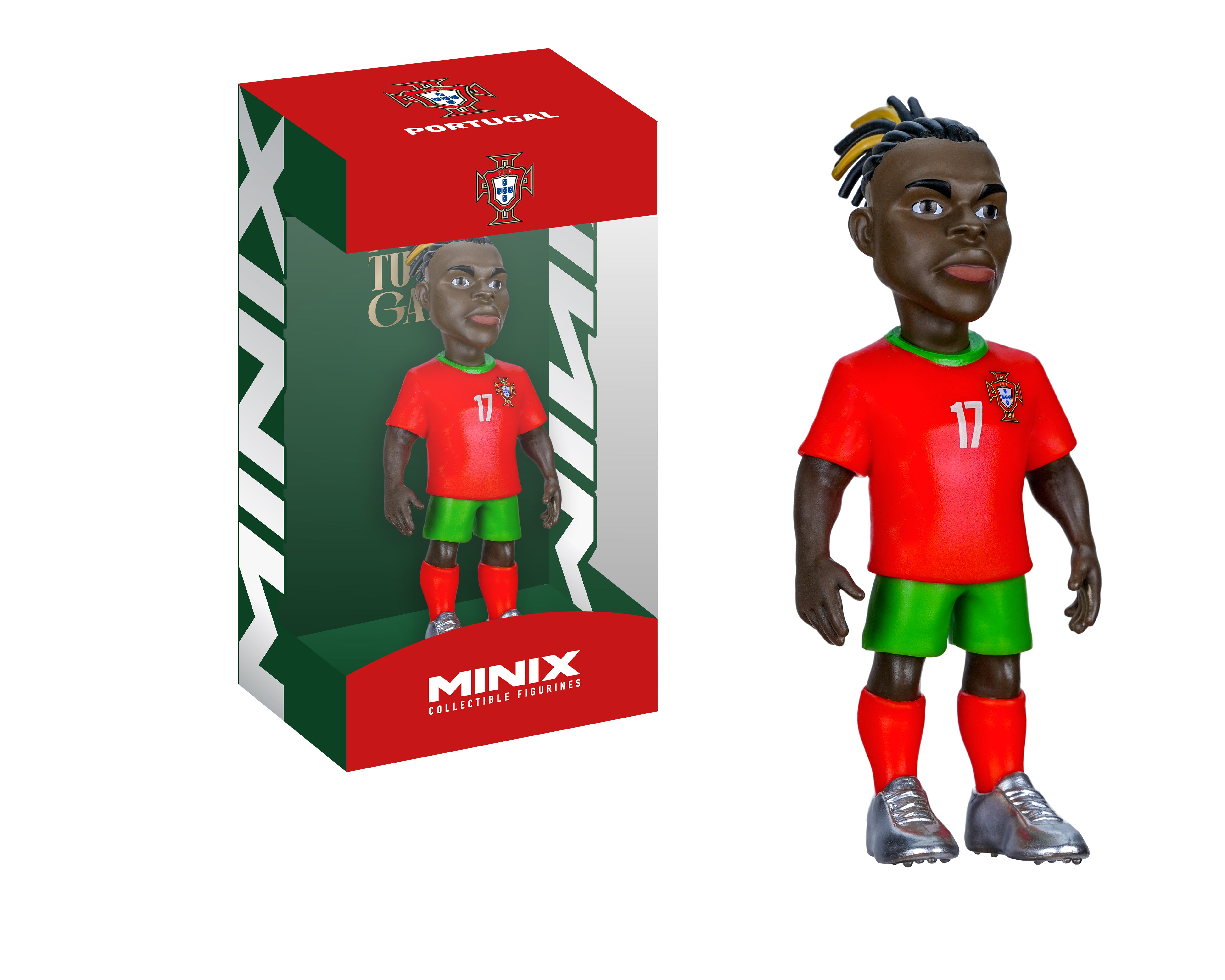 Minix - Football Stars - Coupe du Monde #139 - Portugal - Leao - Figurine PVC 12 cm