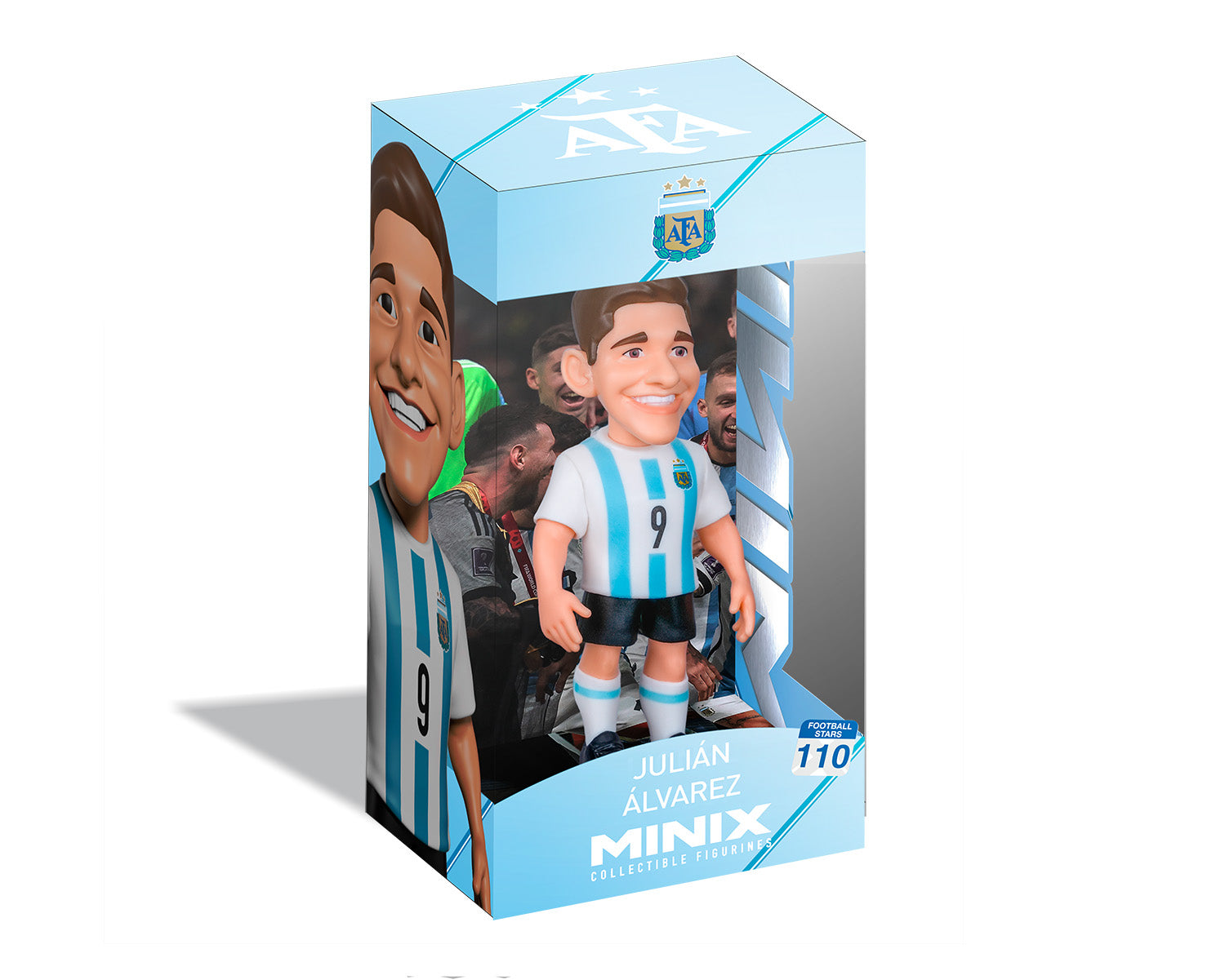 Minix - Football Stars - Coupe du Monde - Argentine - Alvarez - Figurine PVC 7 cm