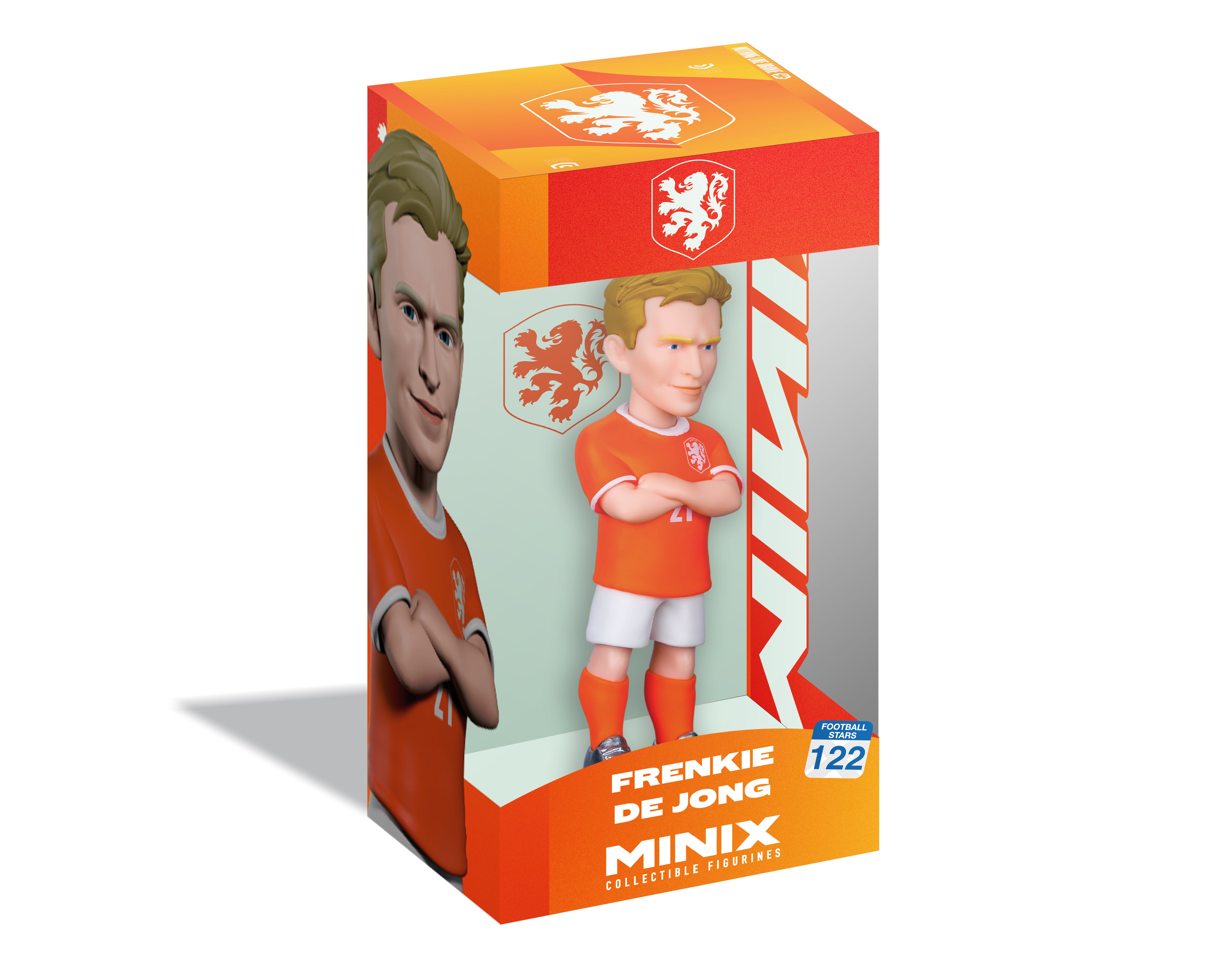 Minix - Football Stars - Coupe du Monde - Pays-Bas - De Jong - Figurine PVC 7 cm