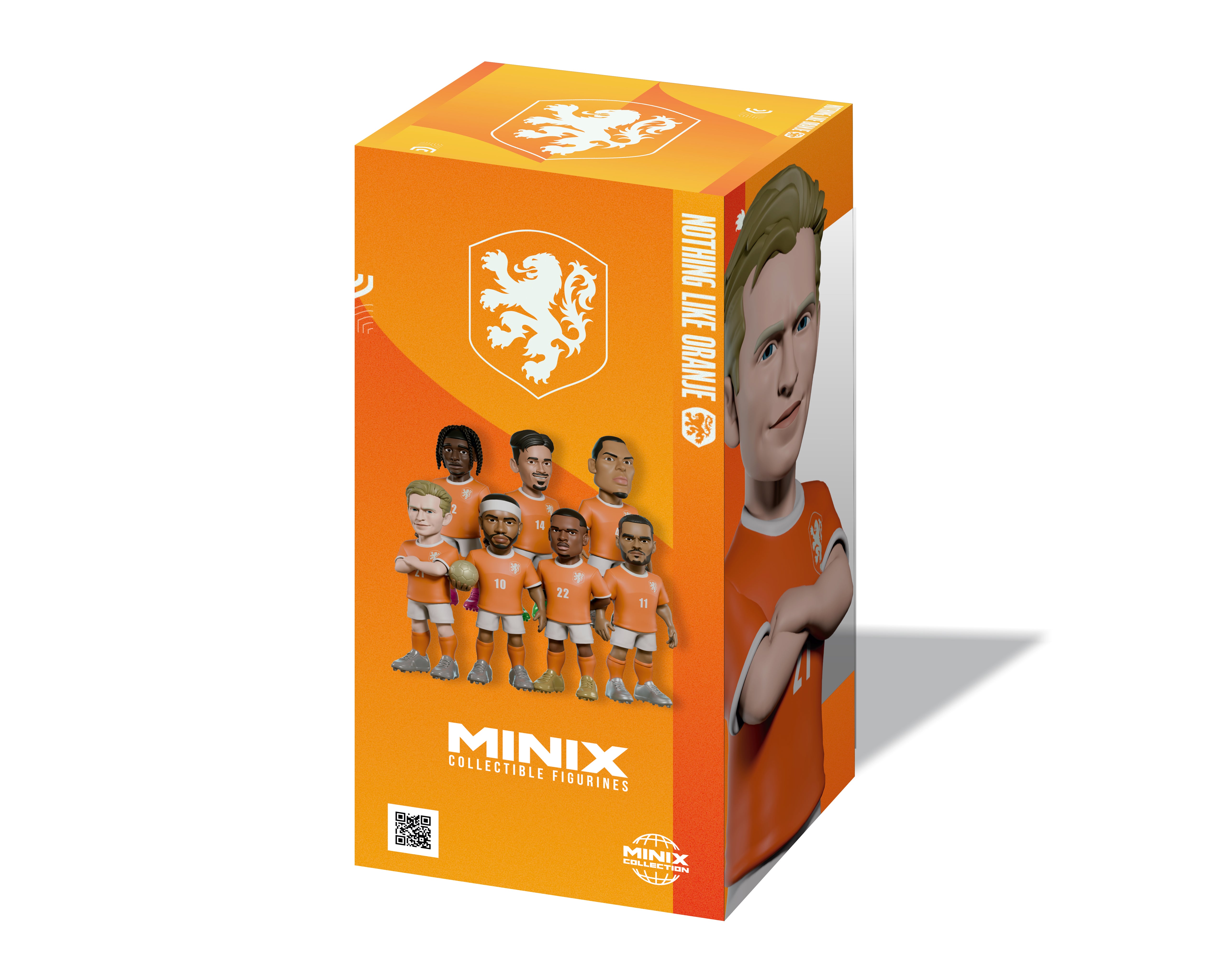 Minix - Football Stars - Coupe du Monde - Pays-Bas - De Jong - Figurine PVC 7 cm