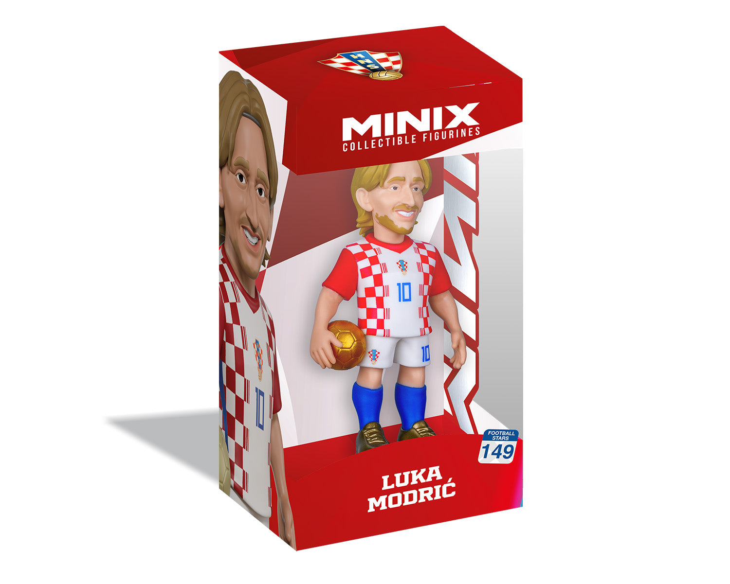 Minix - Football Stars - Coupe du Monde #149 - Croatie - Modrić - Figurine PVC 12 cm