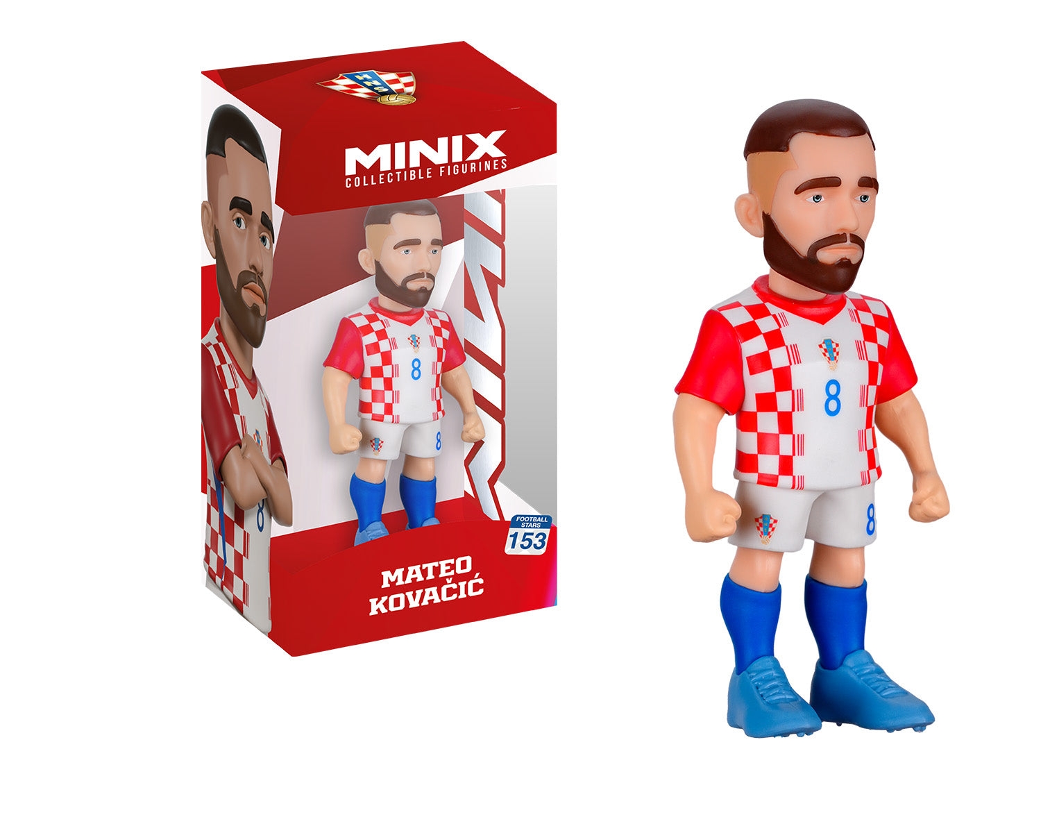 Minix - Football Stars - Coupe du Monde #153 - Croatie - Kovačić - Figurine PVC 12 cm