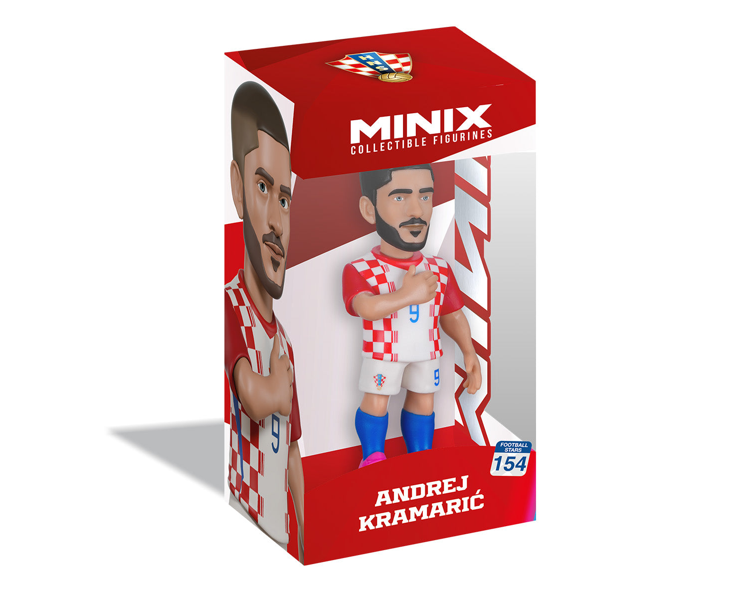 Minix - Football Stars - Coupe du Monde #154 - Croatie - Kramarić - Figurine PVC 12 cm