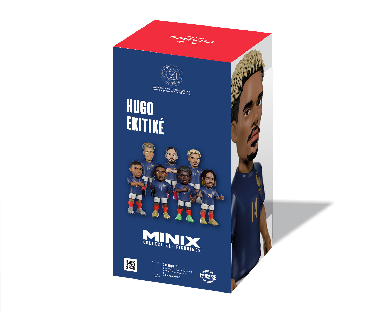Minix - Football Stars - Coupe du Monde #157 - France - Ekitiké - Figurine PVC 12 cm