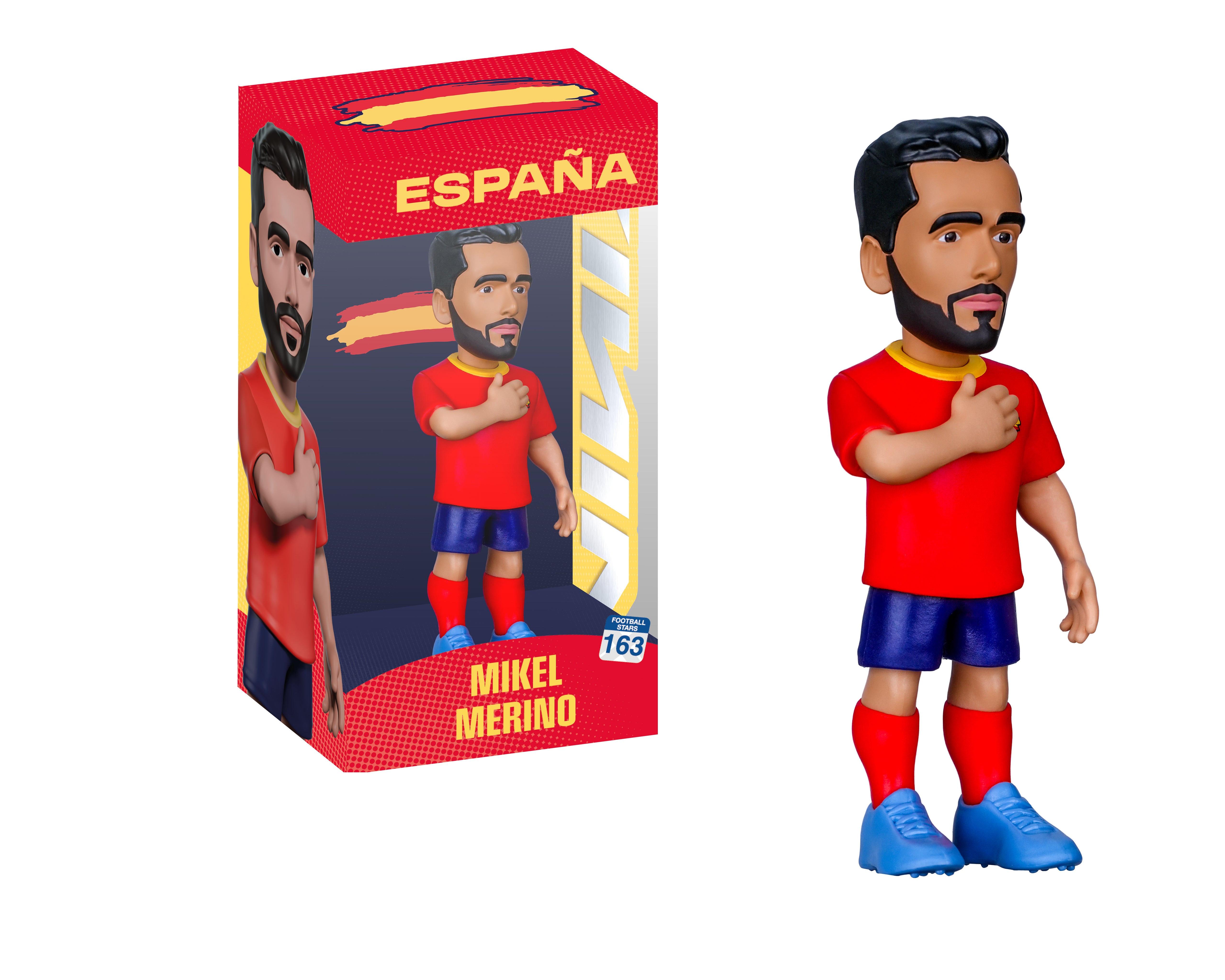 Minix - Football Stars - Coupe du Monde #163 - Espagne - Merino - Figurine PVC 12 cm