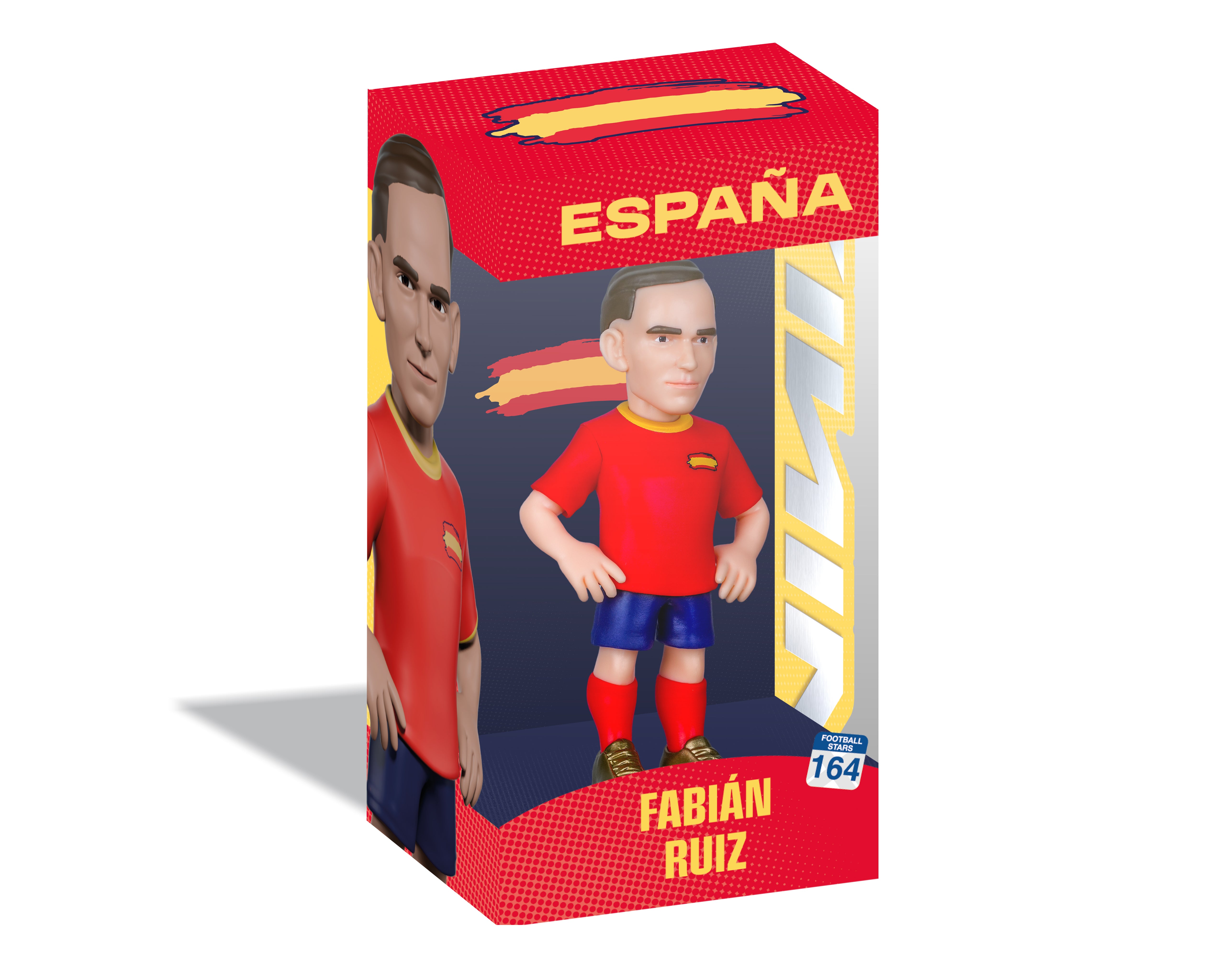 Minix - Football Stars - Coupe du Monde #164 - Espagne - Ruiz - Figurine PVC 12 cm