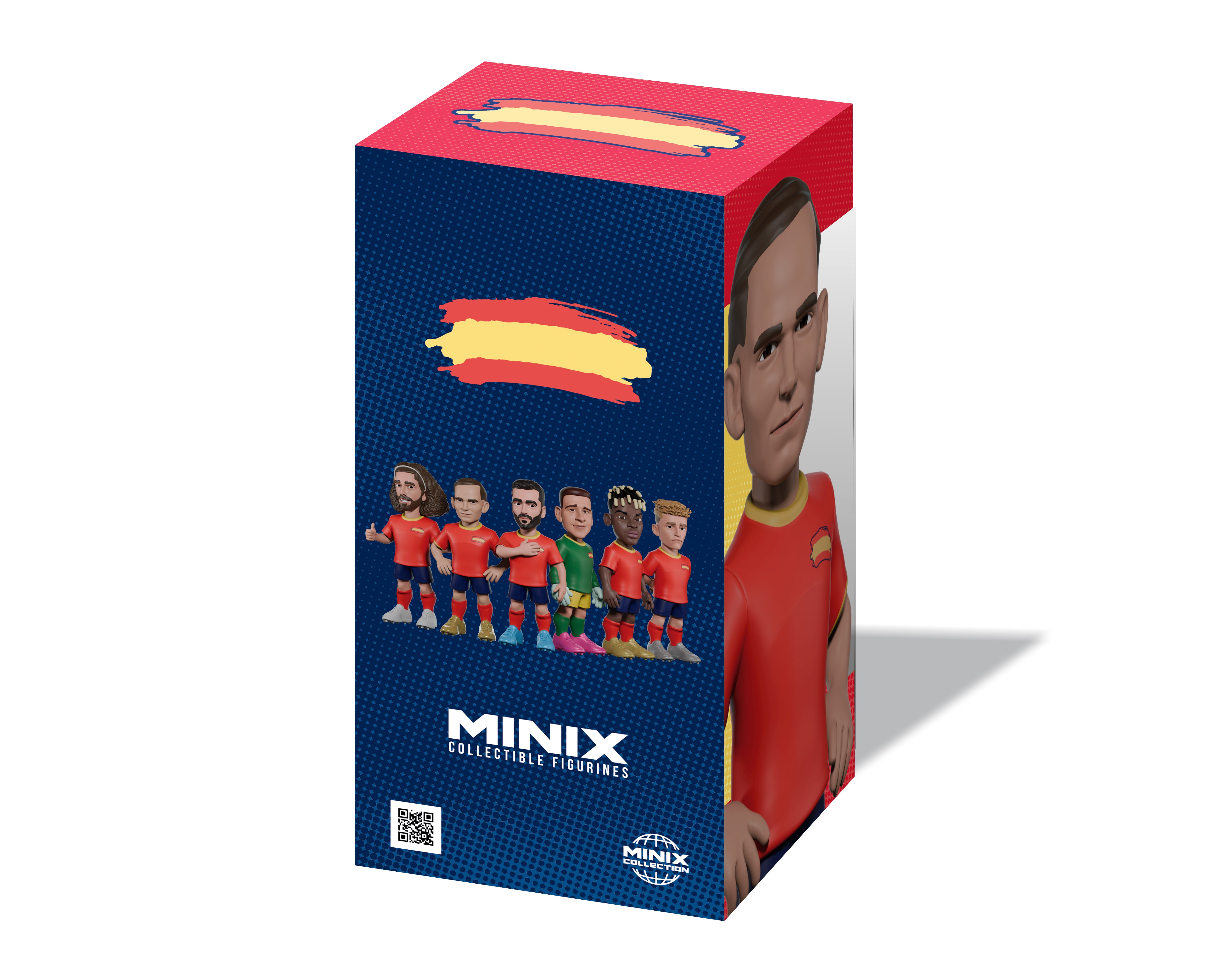 Minix - Football Stars - Coupe du Monde #164 - Espagne - Ruiz - Figurine PVC 12 cm