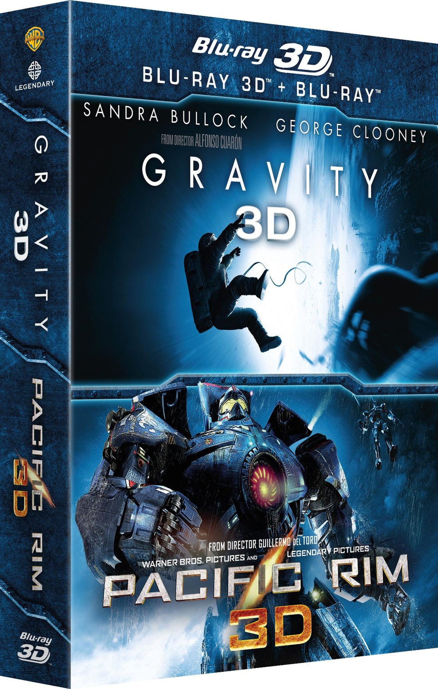 Gravity 3D + Pacific Rim 3D [Blu-ray 3D]