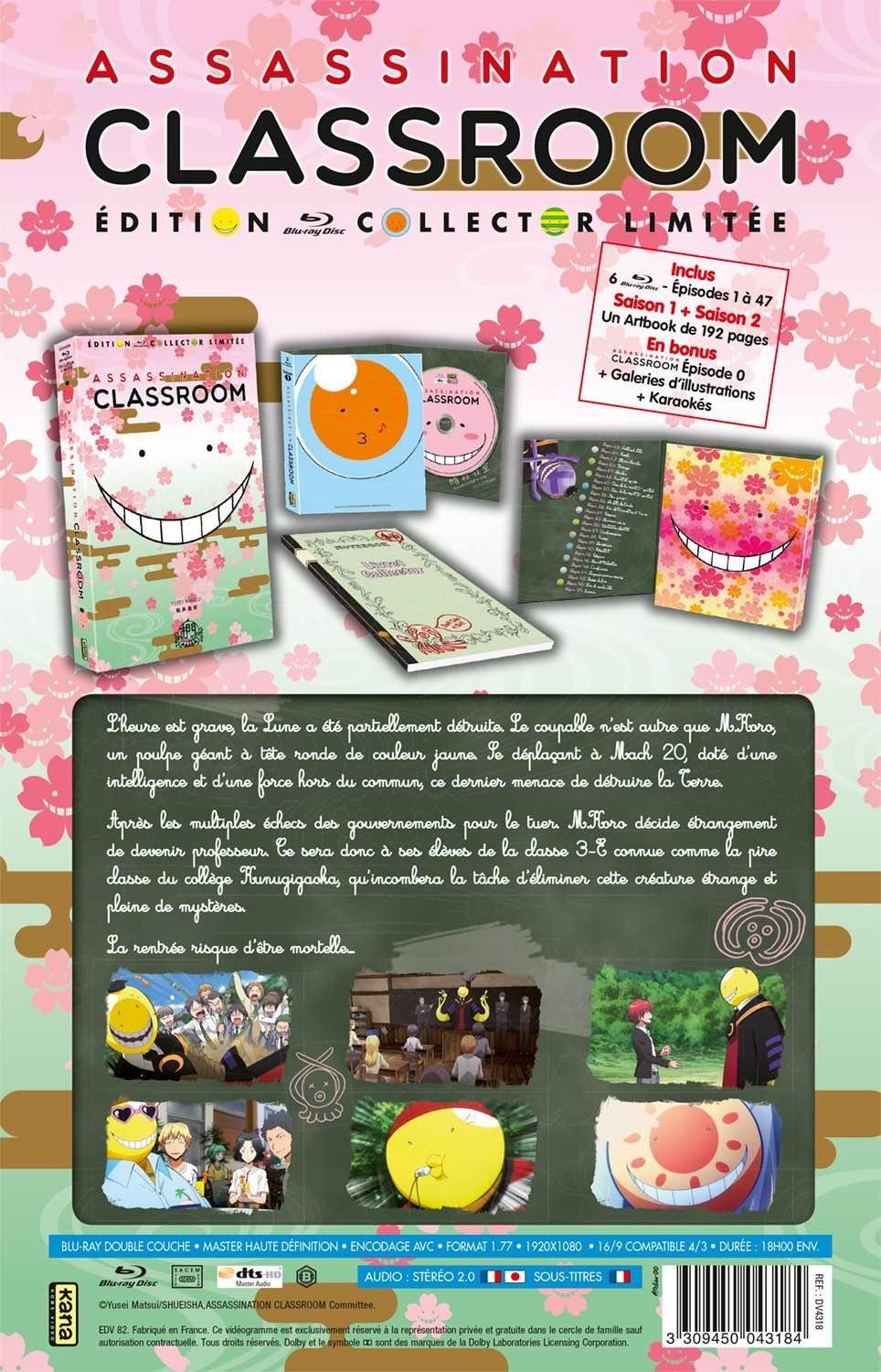 Assassination Classroom - Intégrale des Saisons 1 et 2 [Blu-ray]